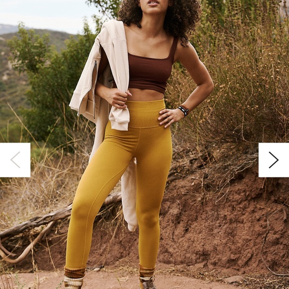 Never Worn Free People High-Rise 7/8 Length Good Karma Leggings - Picture 4 of 10